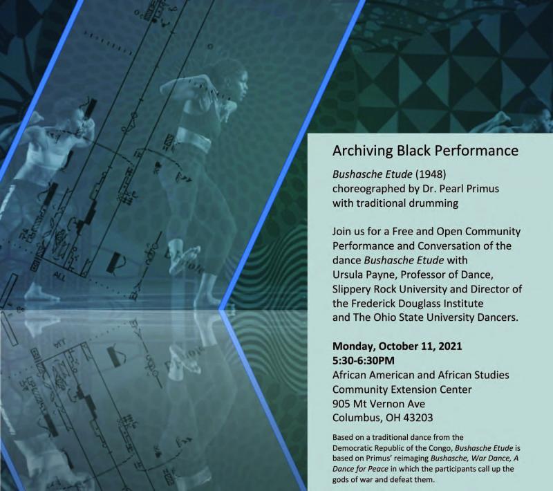Archiving Black Performance event poster