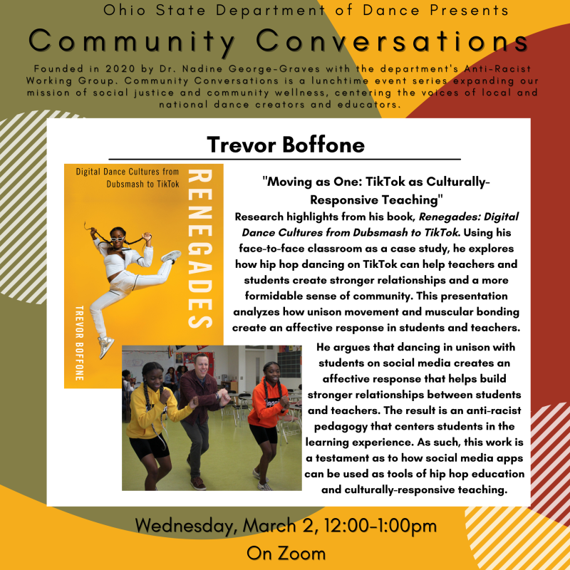 About Trevor Boffone's Community Conversation