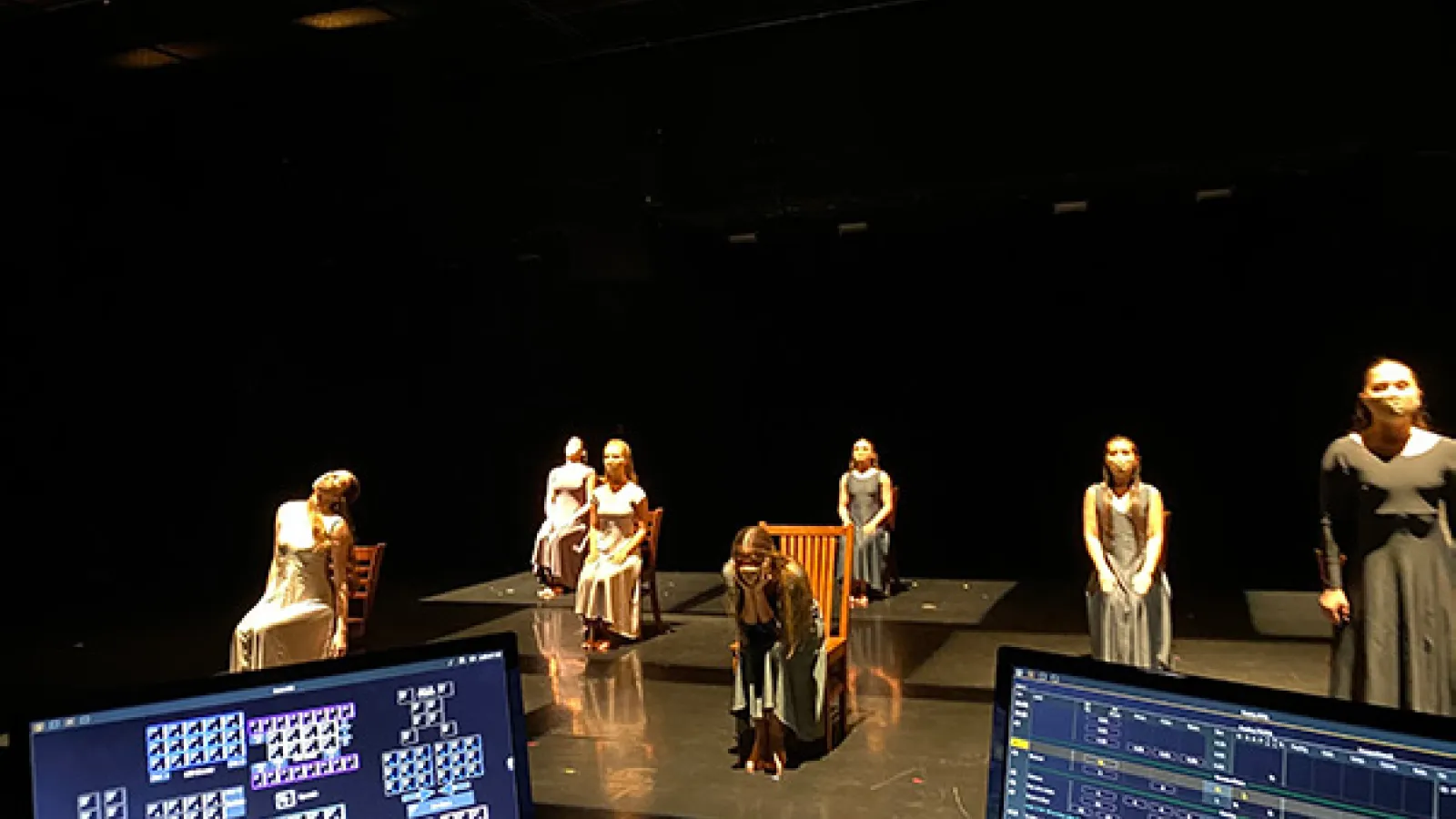 Rooms rehearsal photo from booth