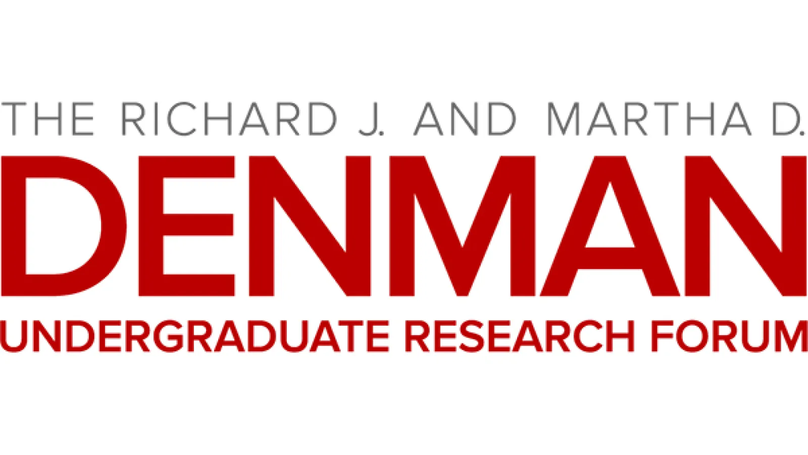 Denman Undergraduate Research Forum Logo