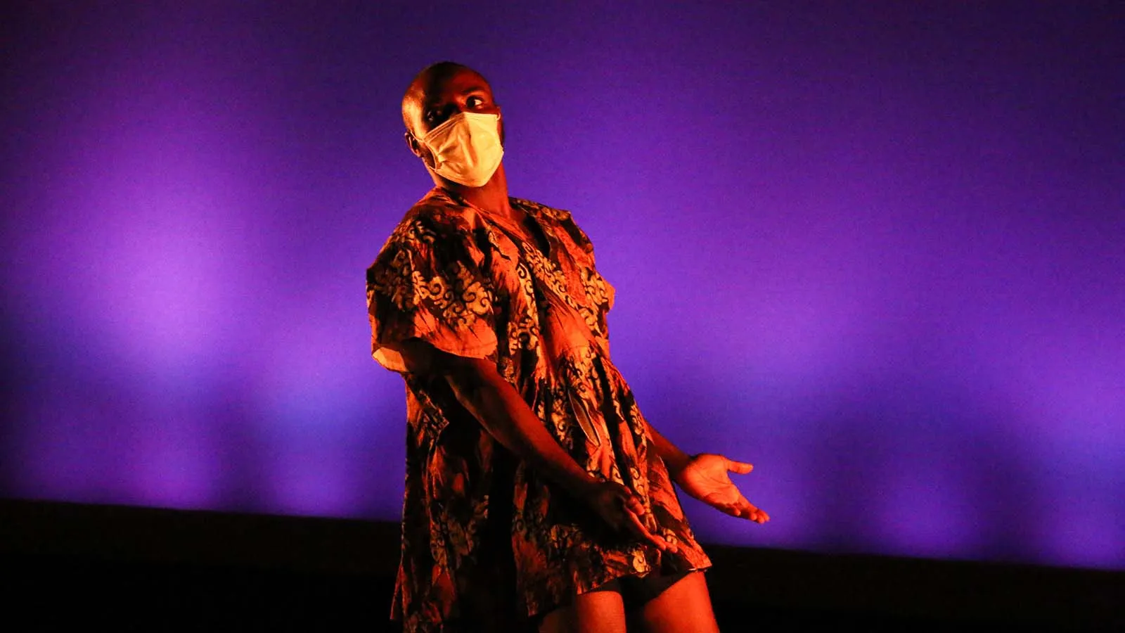 Dancer in theatre