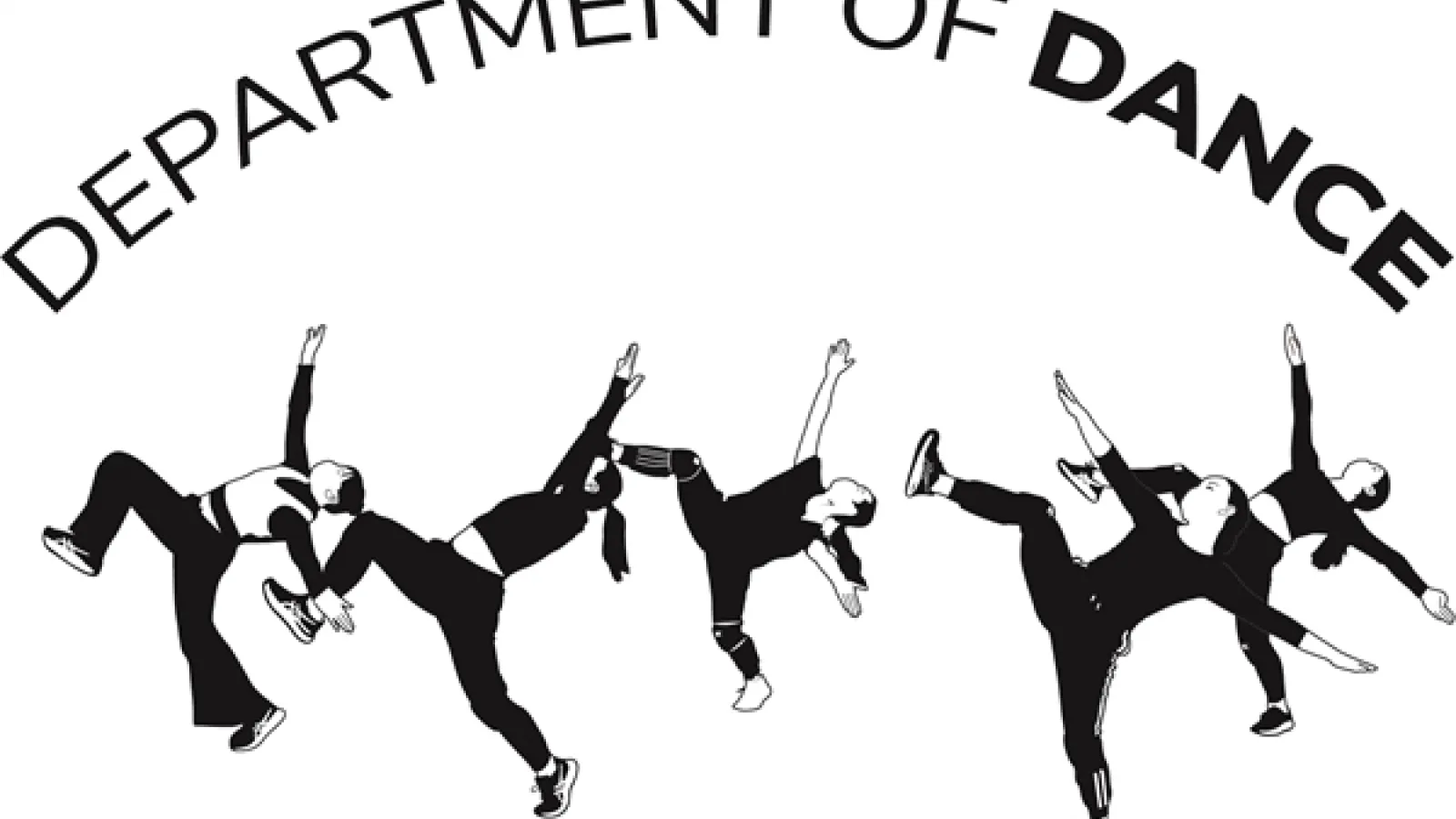 Department of Dance Logo with Dancers 
