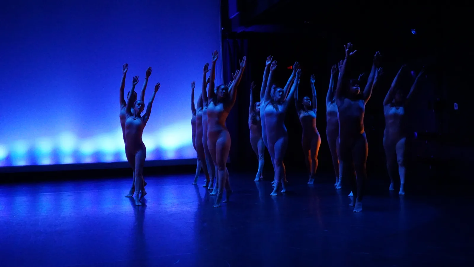 Dancers performing on stage