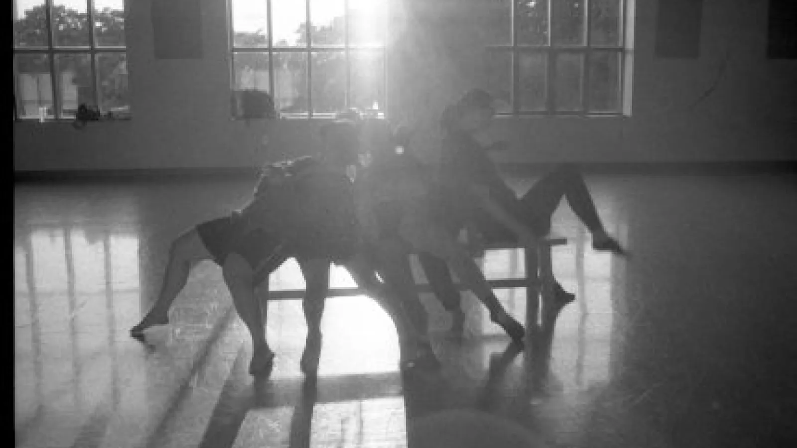Dancers rehearsing in a studio