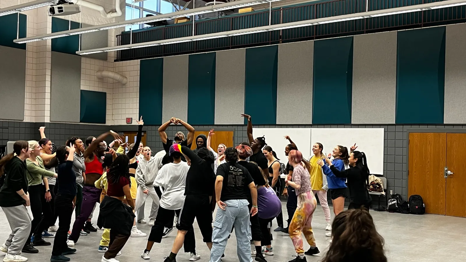 Dancers in a studio