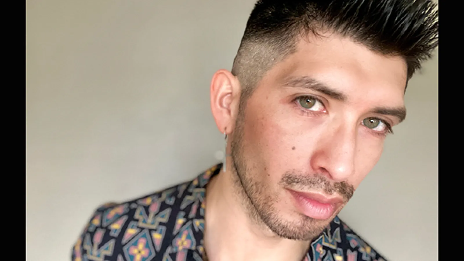 Man with black hair
