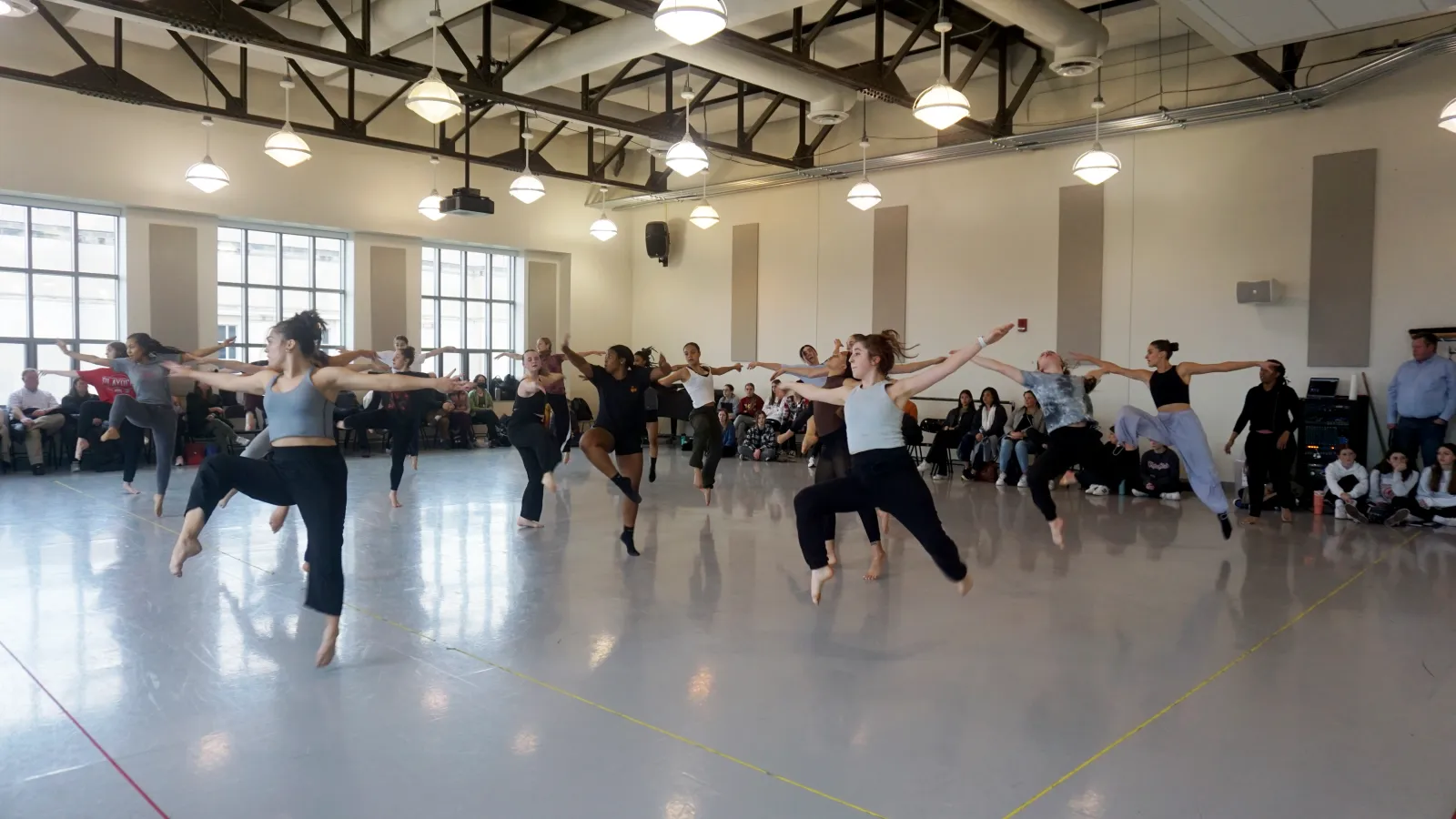 Dancers in a studio