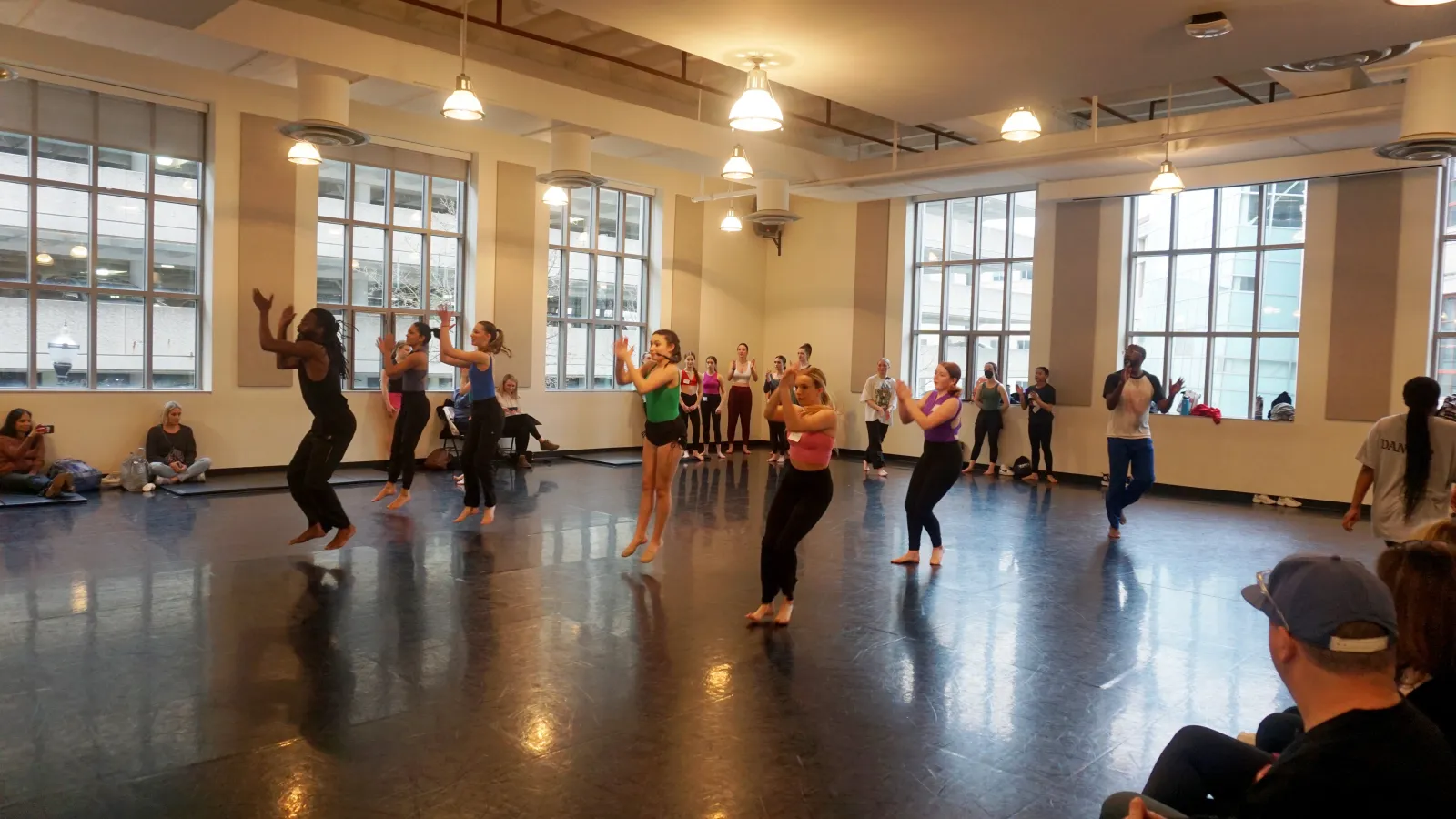 Dancers in a studio