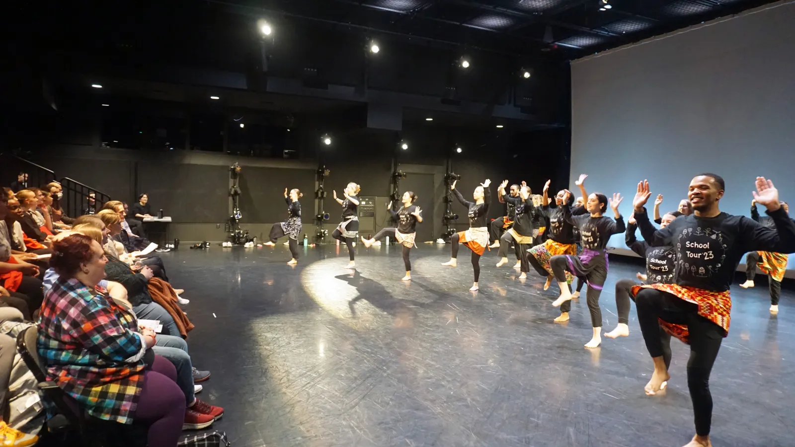 Dancers in a theatre