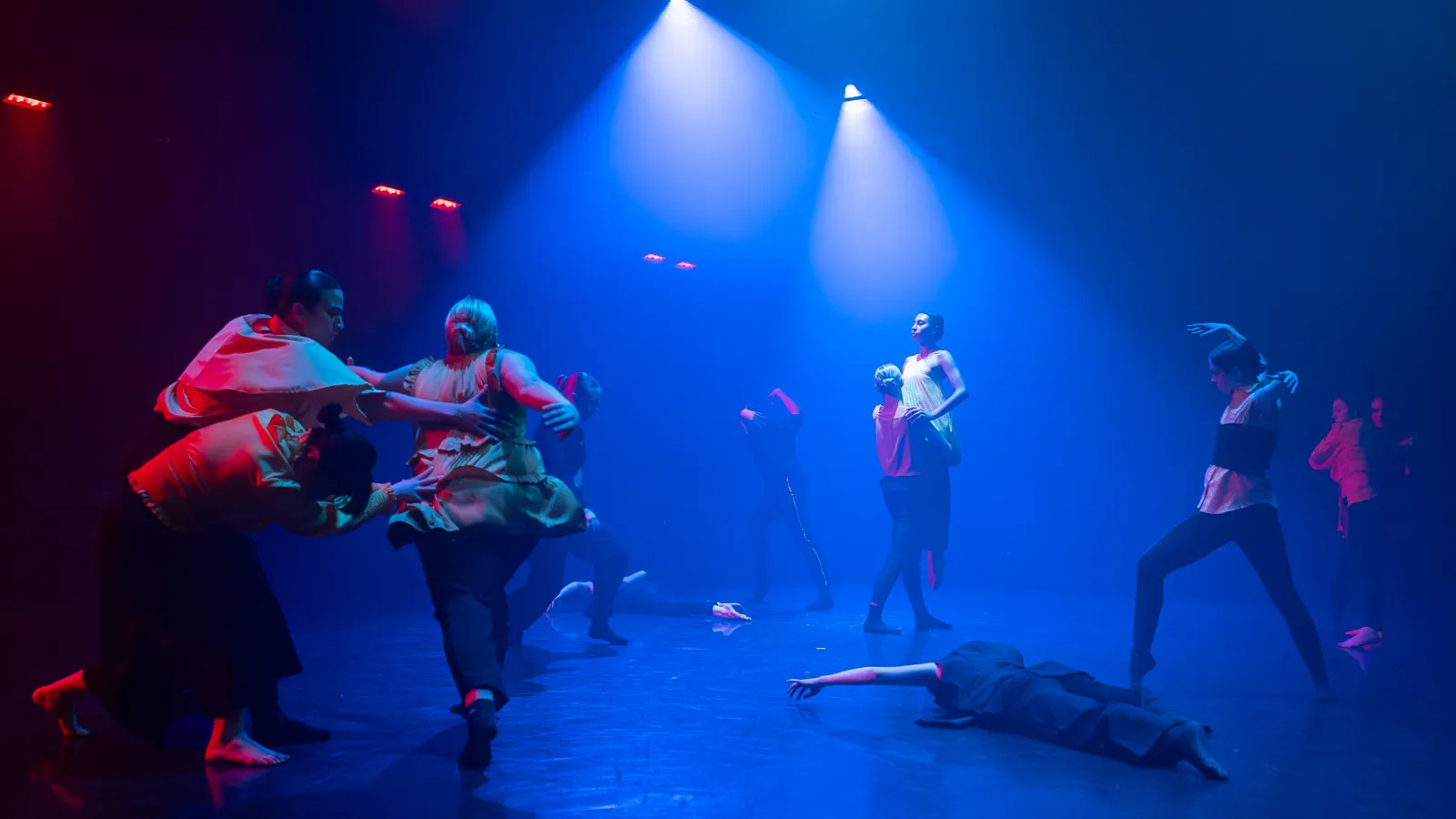 Dancers performing on a stage