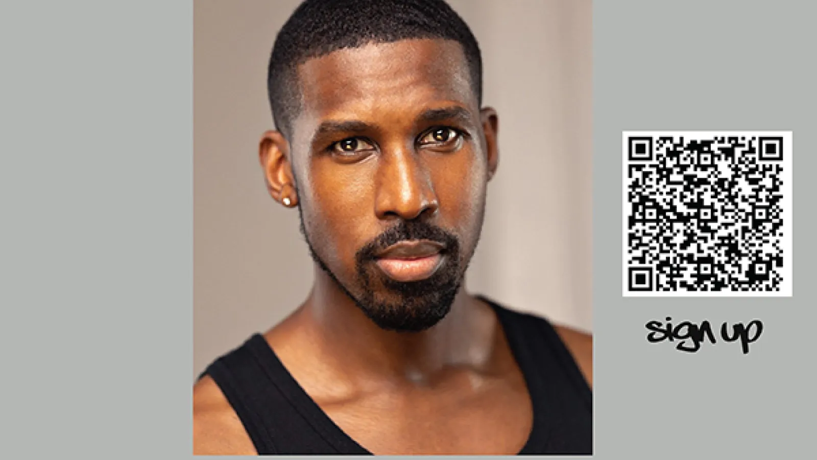 photo of person with black hair and tank top