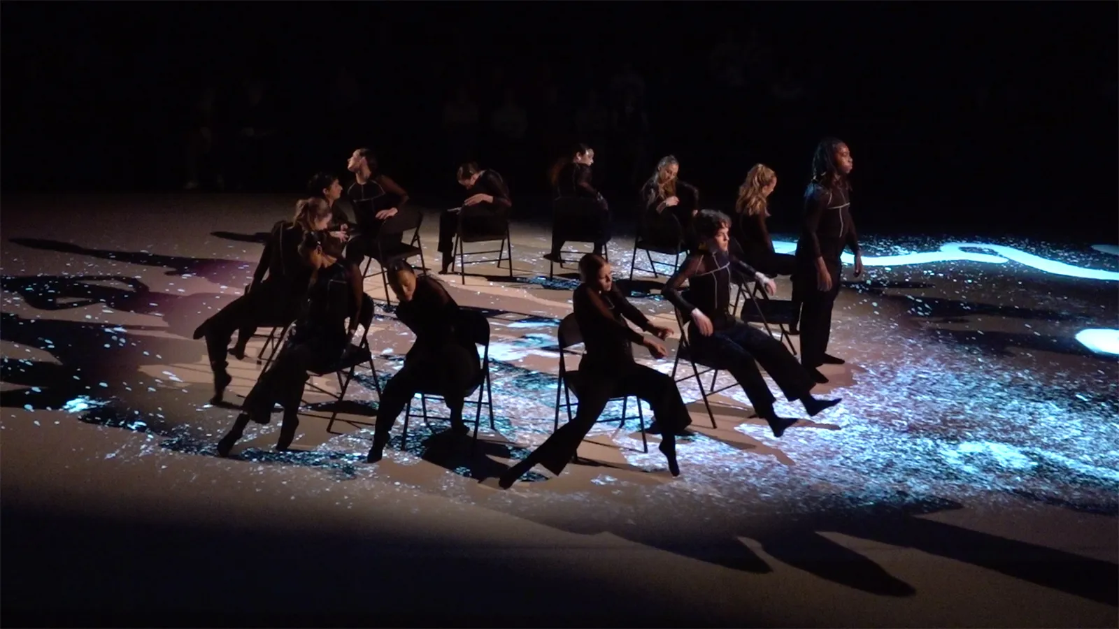 Dancers performing on a stage