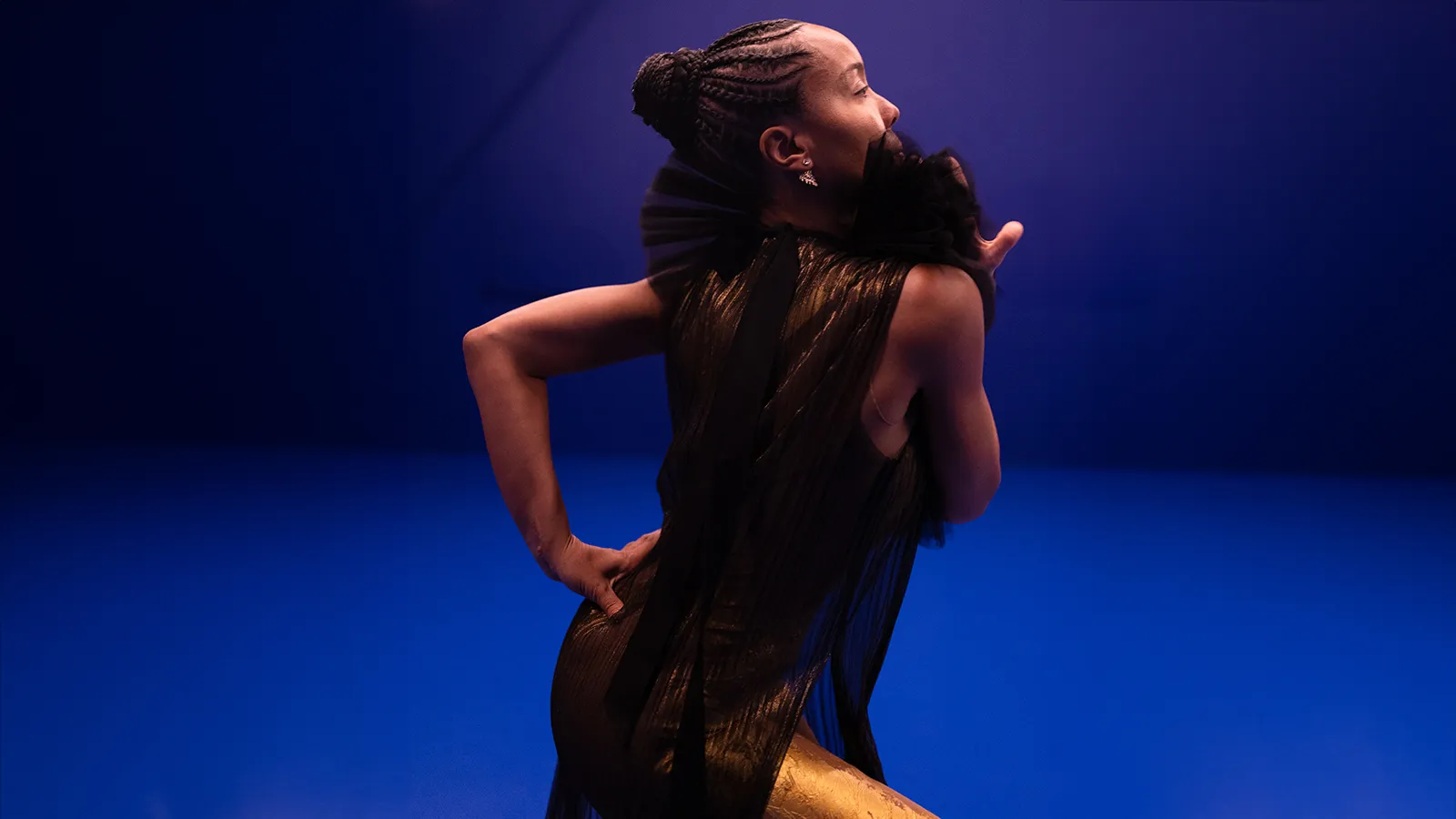 Dancers performing on a stage