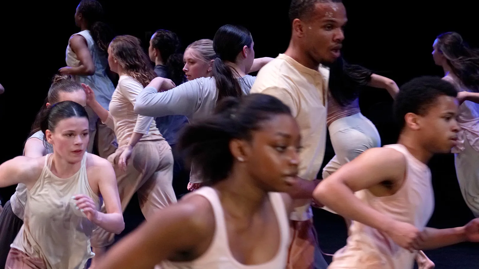 Dancers performing on a stage