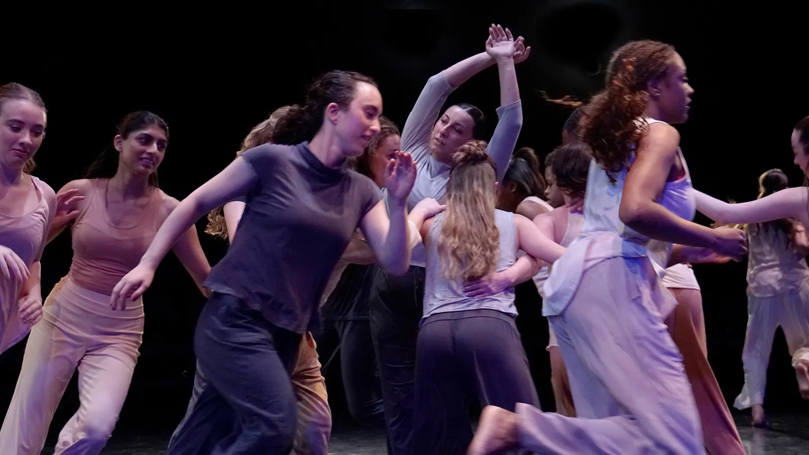 Dancers performing on a stage