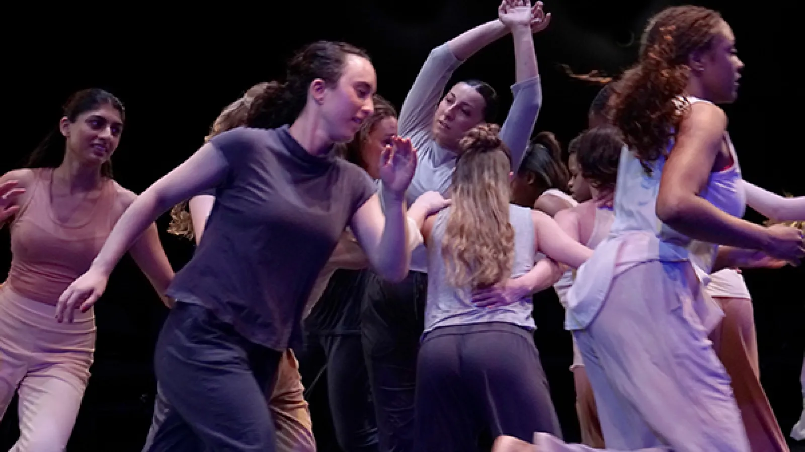 Dancers performing on a stage