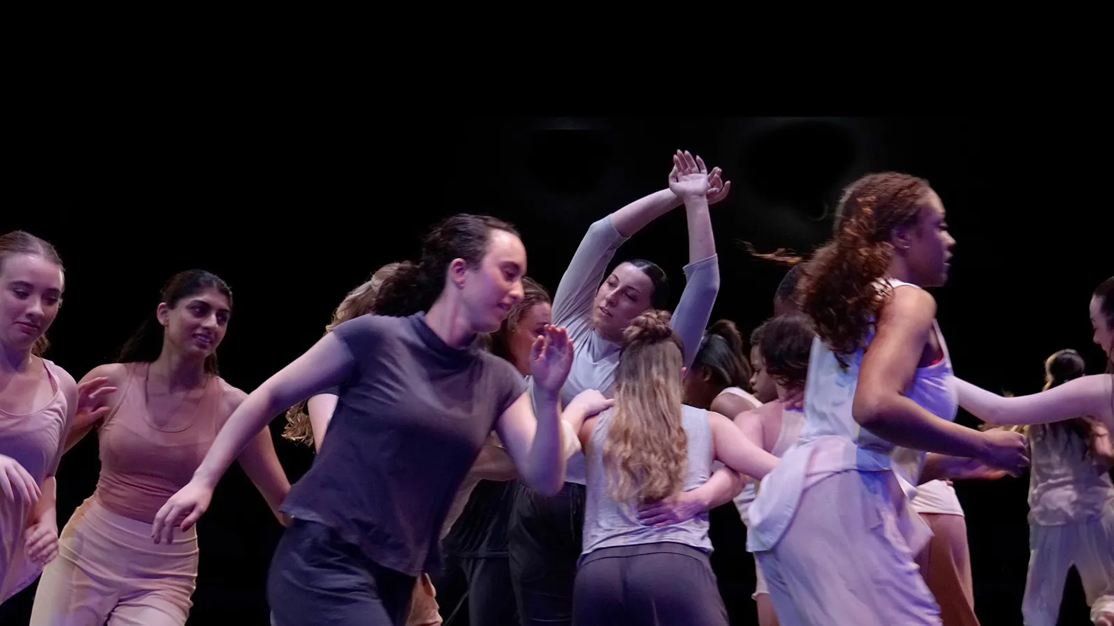 Dancers performing on a stage
