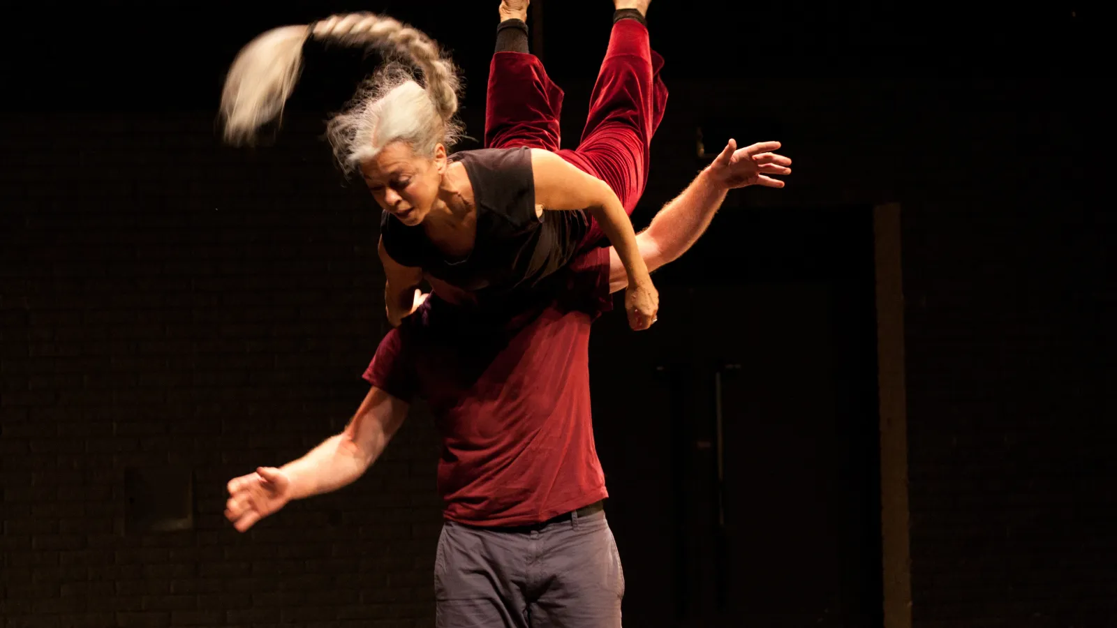Dancers Nancy Stark Smith and Charlie Morrissey, photo by Ilya Domanov