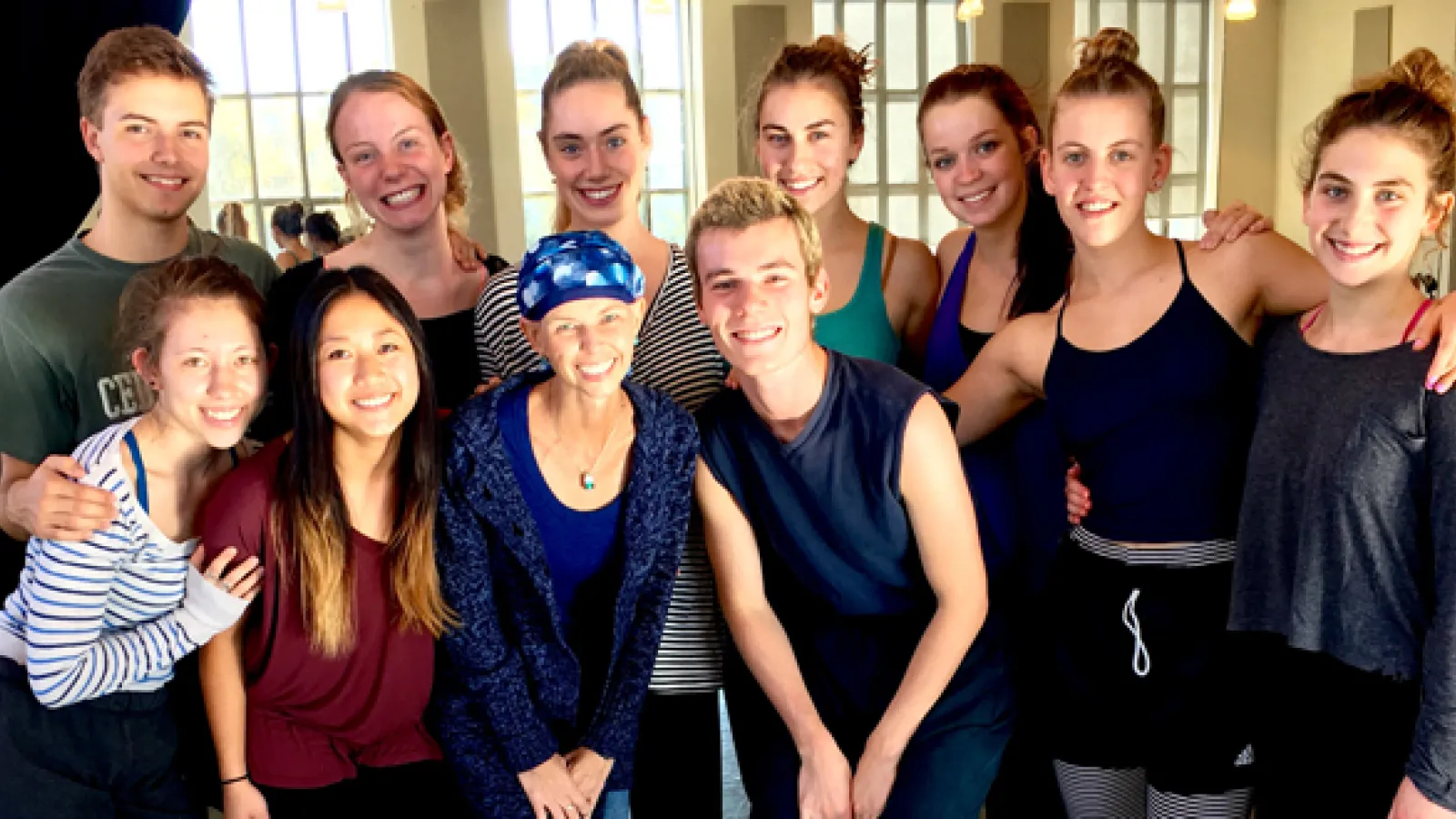 Serena Chang photo with classmates.