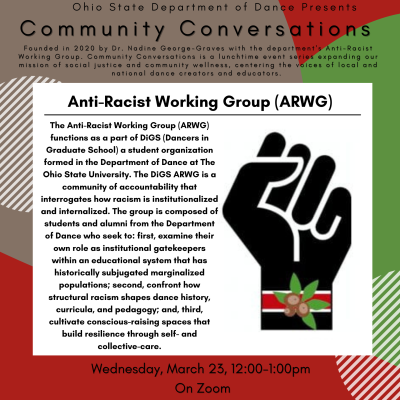 Anti-Racist Working Group Infographic
