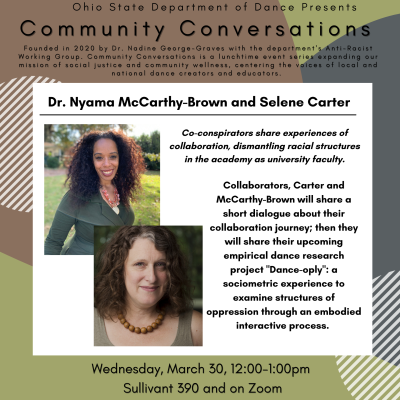 Dr. Nyama McCarthy-Brown and Selene Carter Infographic