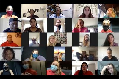 Zoom Meeting for Cape Town Cultural Exchange Project
