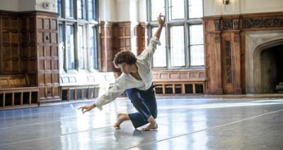 Wesley Tyree practicing for Dance Uptown. Photo: Nick Fancher. Wesley Tyree practicing for Dance Uptown.