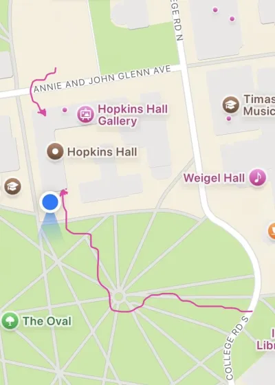 a campus map