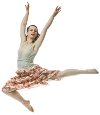 Kerry Dribble leaping in the air.