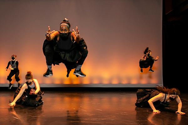 Dancers performing on a stage