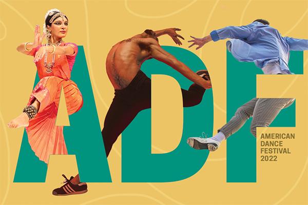Dancers on ADF letters