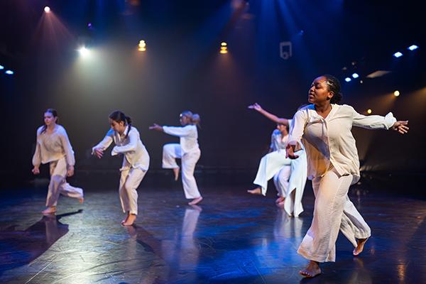 Dancers performing on a stage