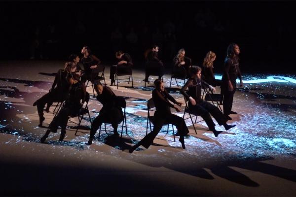 Dancers performing on a stage