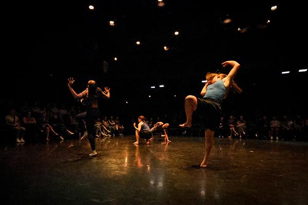 Dancers performing on a stage