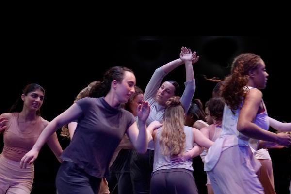 Dancers performing on a stage