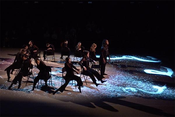 Dancers performing on a stage