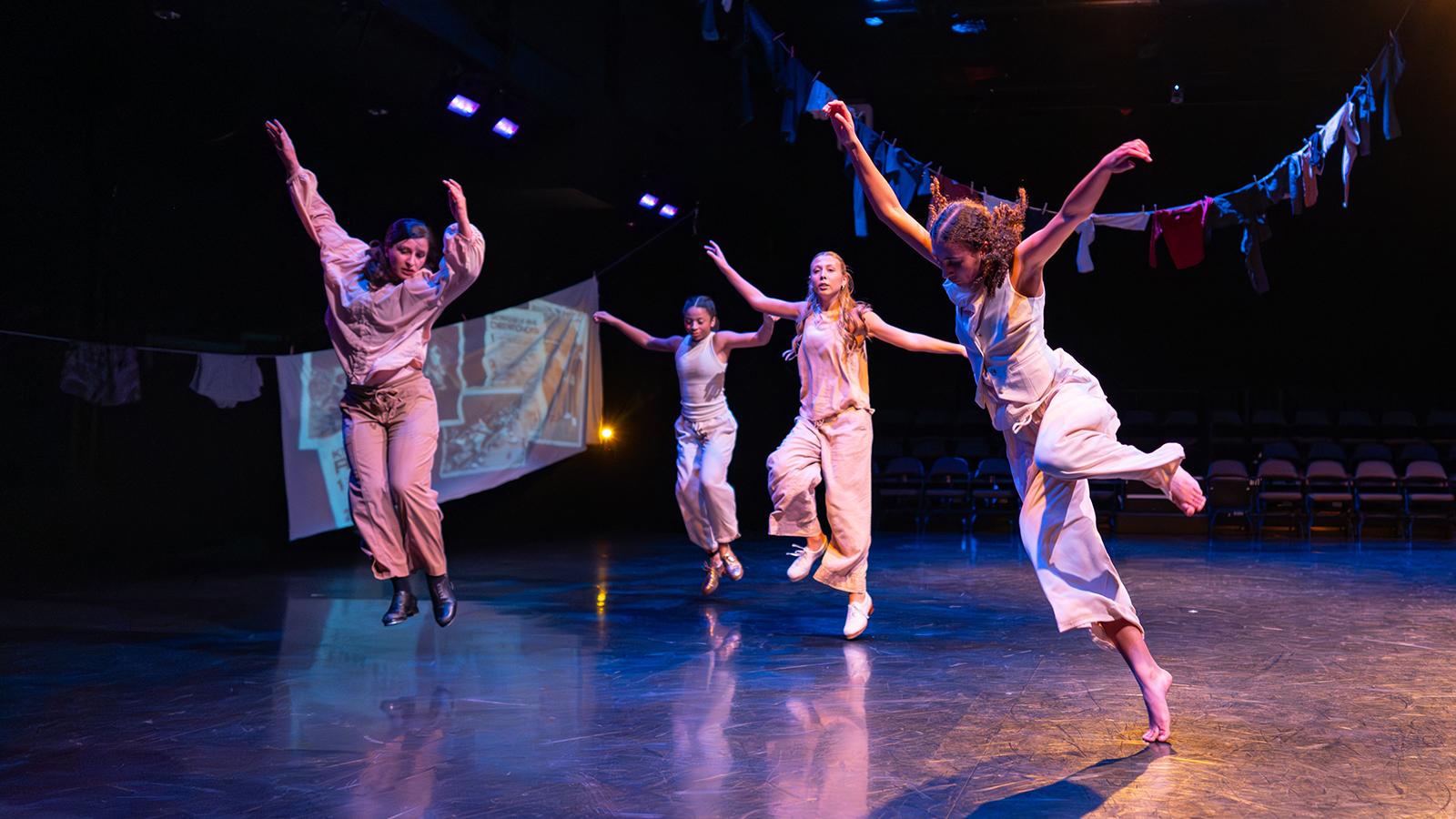 Dancers performing on a stage