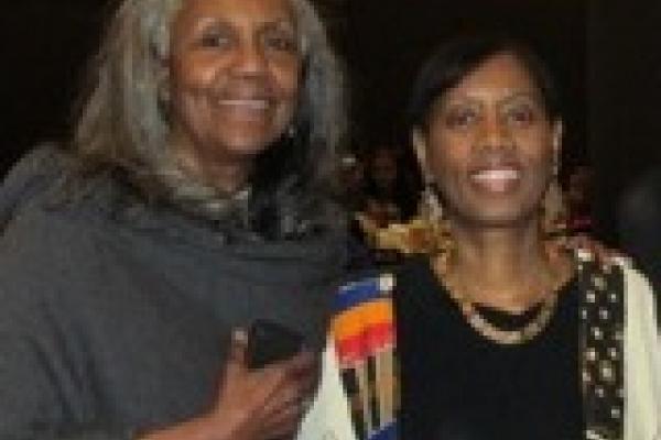 Photo of Dr. Brenda Dixon Gottschild and Dr. Melanye White Dixon