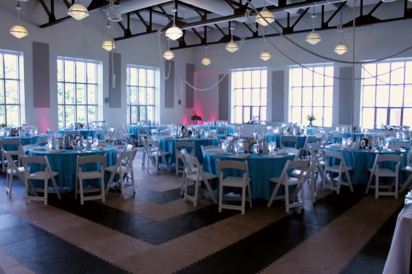 Studio 390 transformed for Alumni Brunch