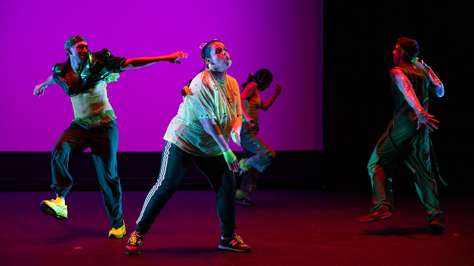 Dancers performing on a stage