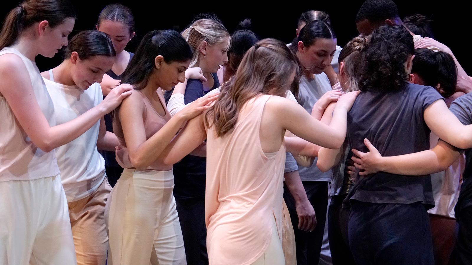 Dancers performing on a stage