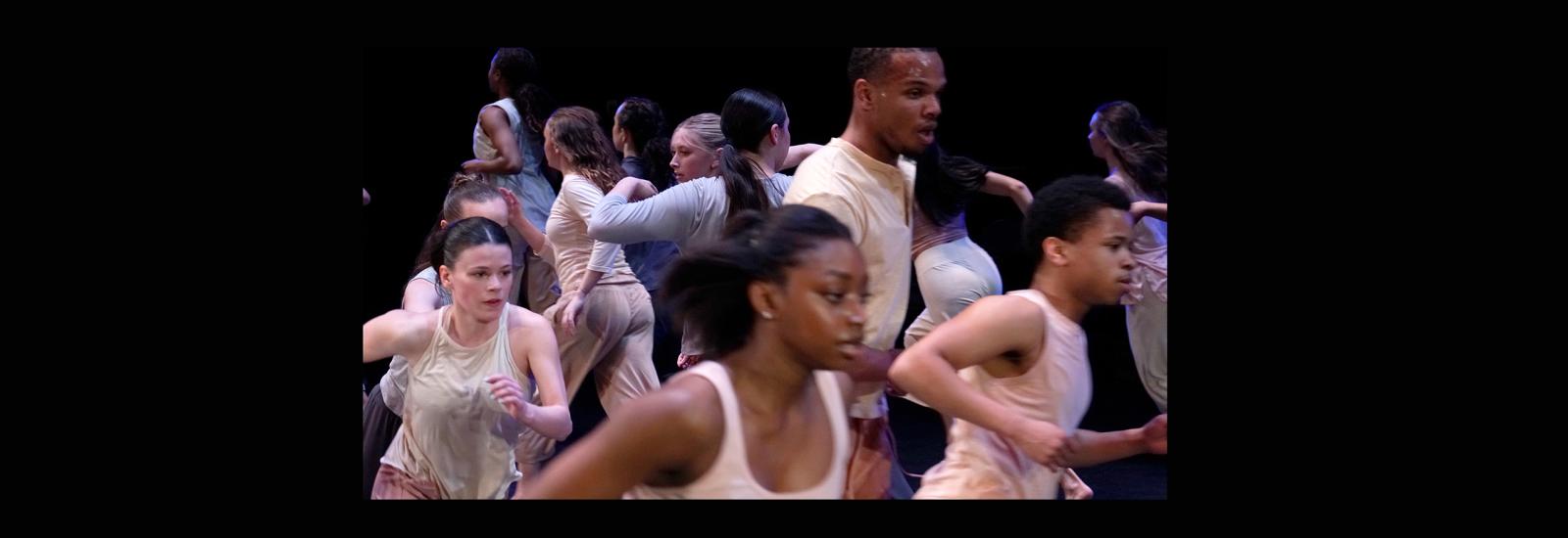 Dancers performing on a stage