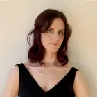 person with long brown hair