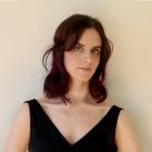 person with long brown hair