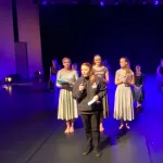 Dancers on a stage