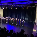 Dancers on a stage